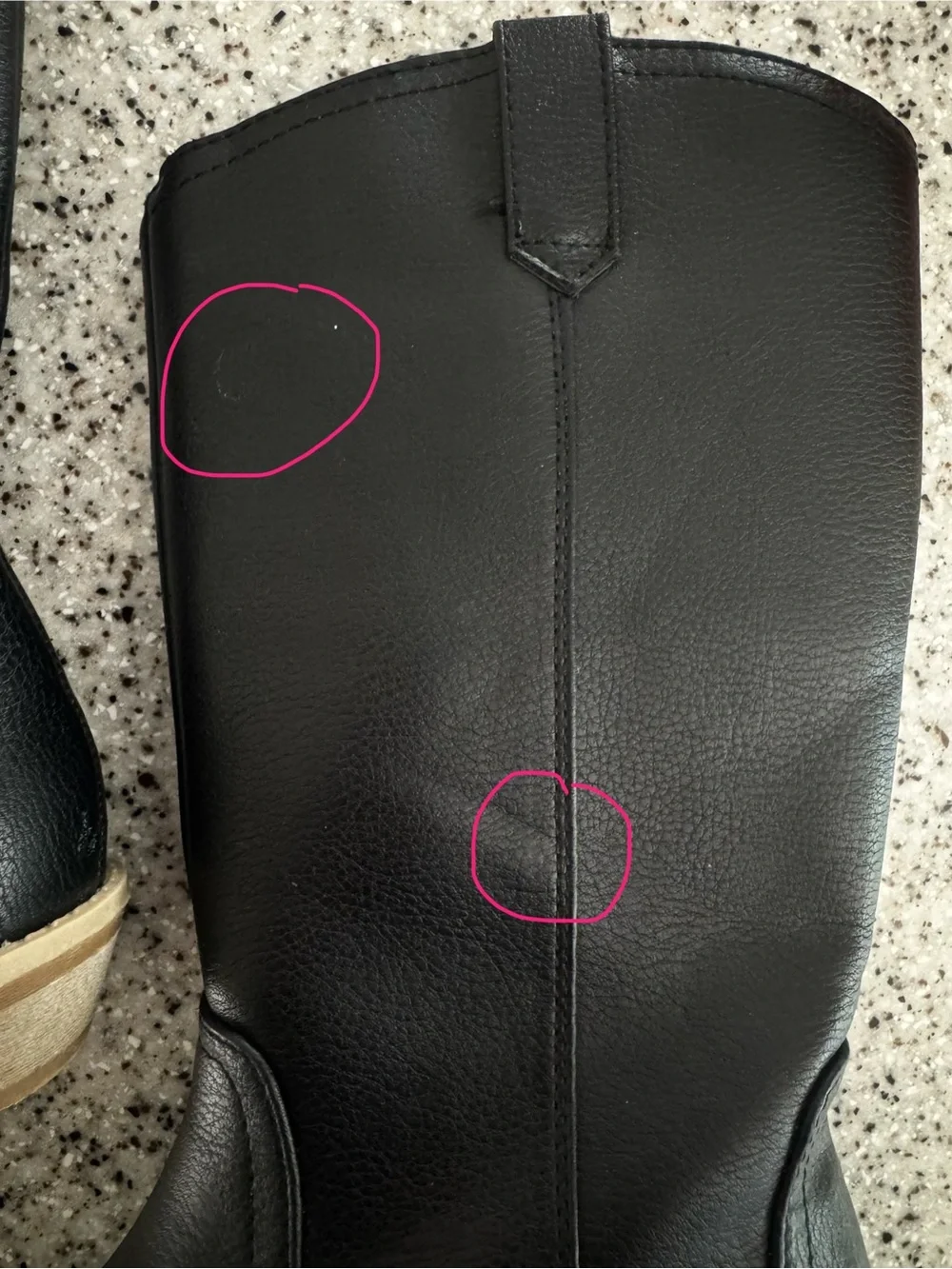 Girls black boots